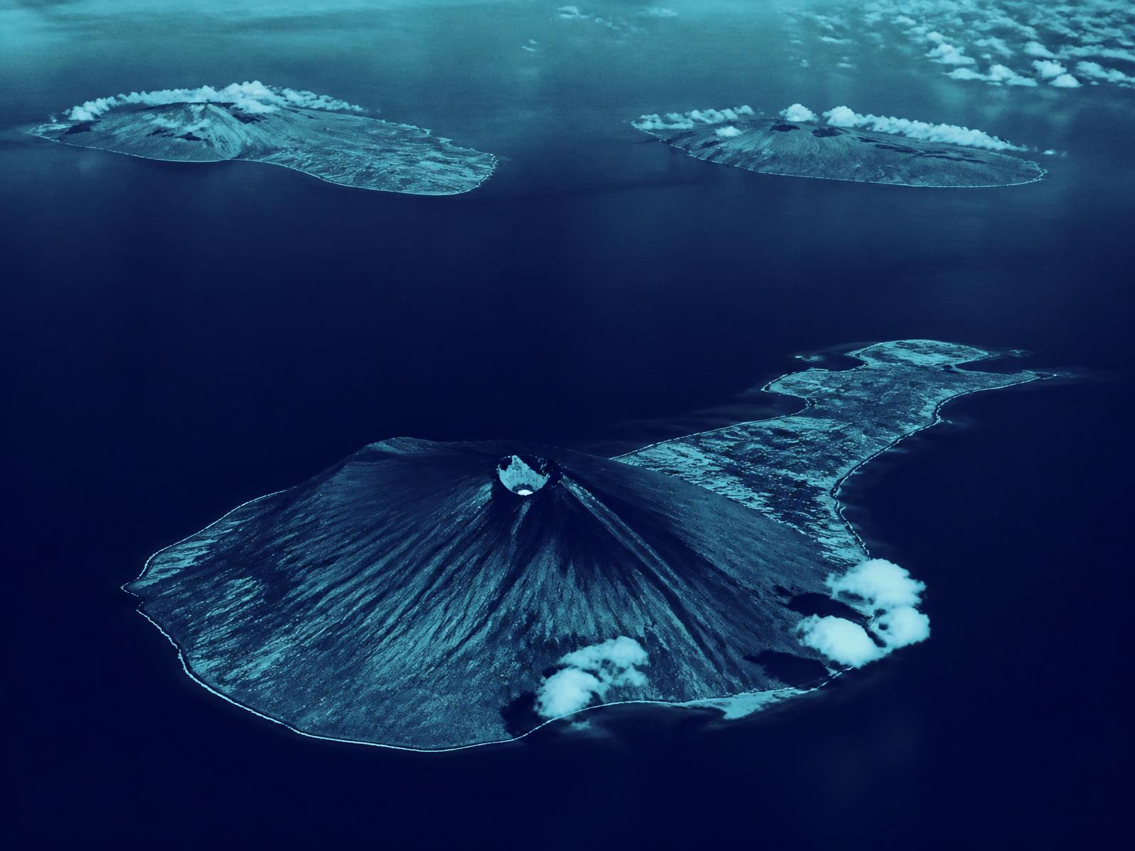 Vue aérienne de l'archipel des Comores