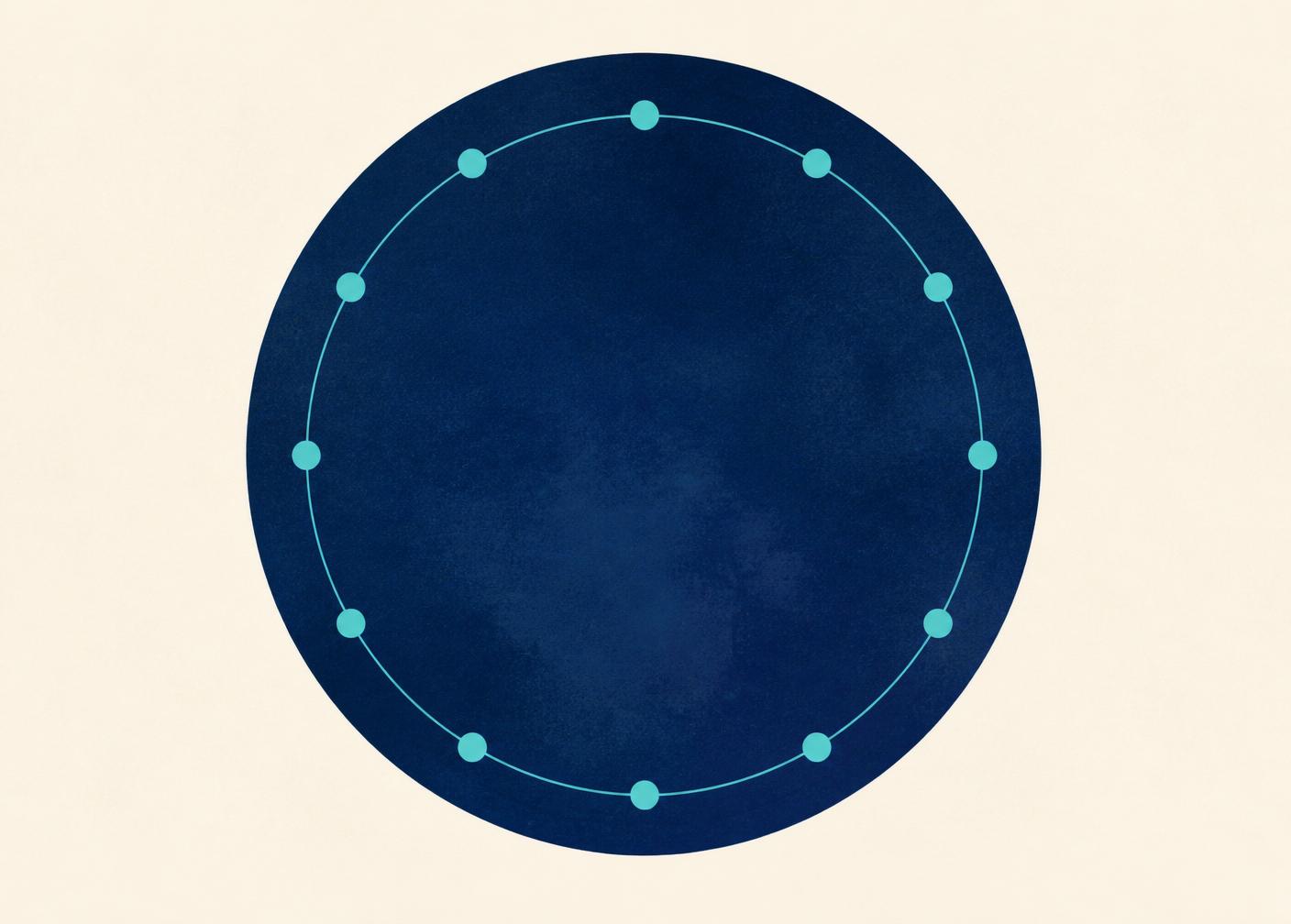 Diagramme illustrant le cycle mensuel du programme de mentorat
